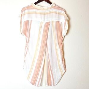 New Thread & Supply Pastel Striped Button Down Shirt XS
